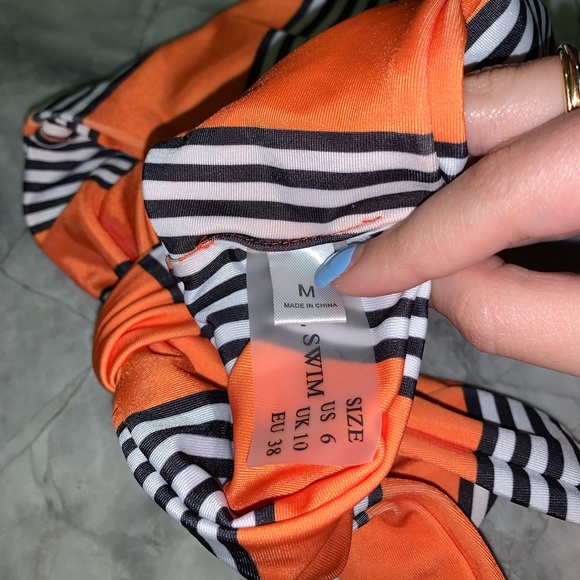 Zaful Orange Bikini Size Medium - Picture 10 of 12